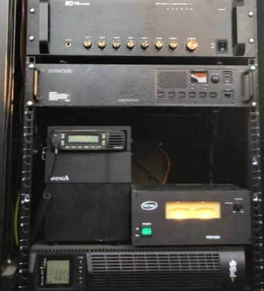 Upgraded system to increase coverage and improve audio quality of the two-way radios