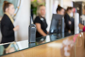 Hospitality DMR two-way radio solutions