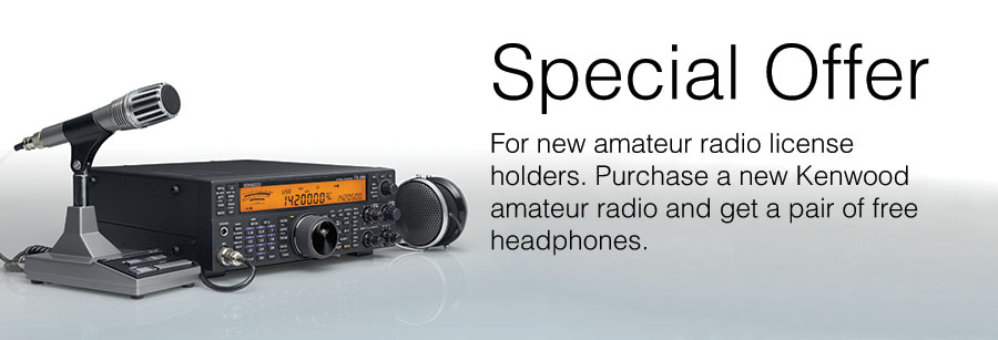 Kenwood Amateur Radio Special Offer for new amateur radio license holders