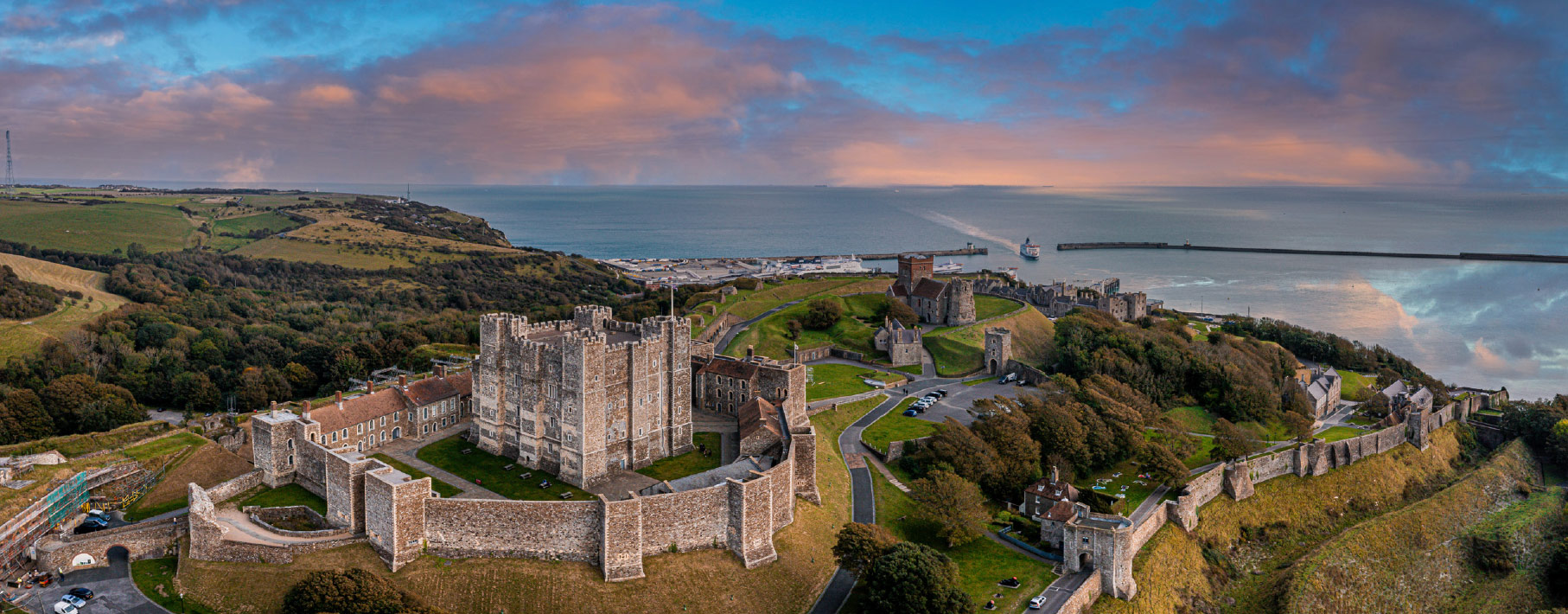 Dating back to the 11th century, Dover Castle is one of the largest castles in England