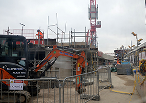 Construction of London Bridge Station
