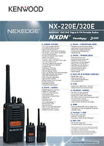 NX-320E/E2/E3 dPMR Brochure