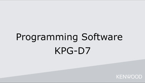 Programming Software KPG-D7