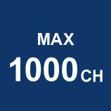 NX-3000 maximum 1000 channels