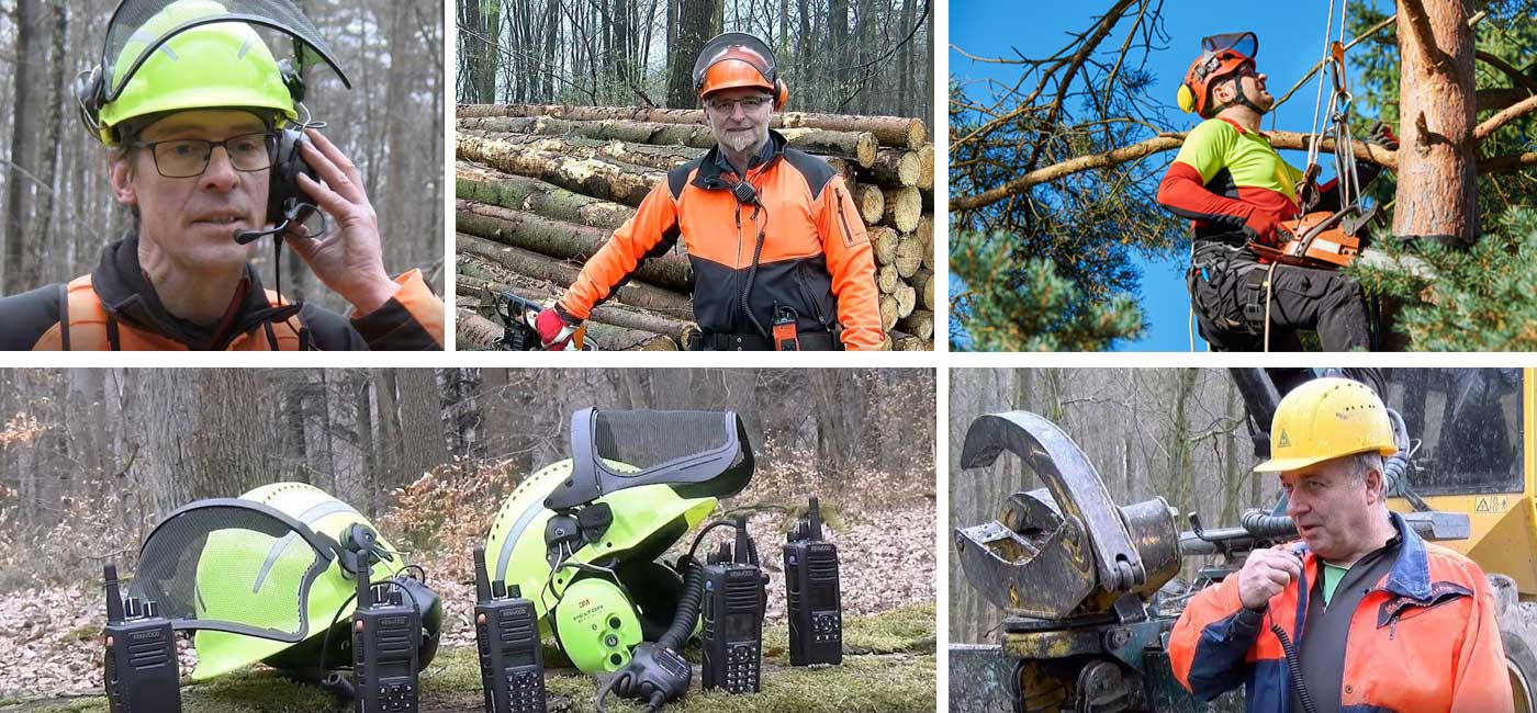 Radiocommunication  technolofy in forestry operations